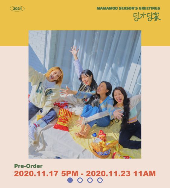 Mamamoo 2021 Season Greeting Dingga Ding å®¶ Entertainment K Wave On Carousell