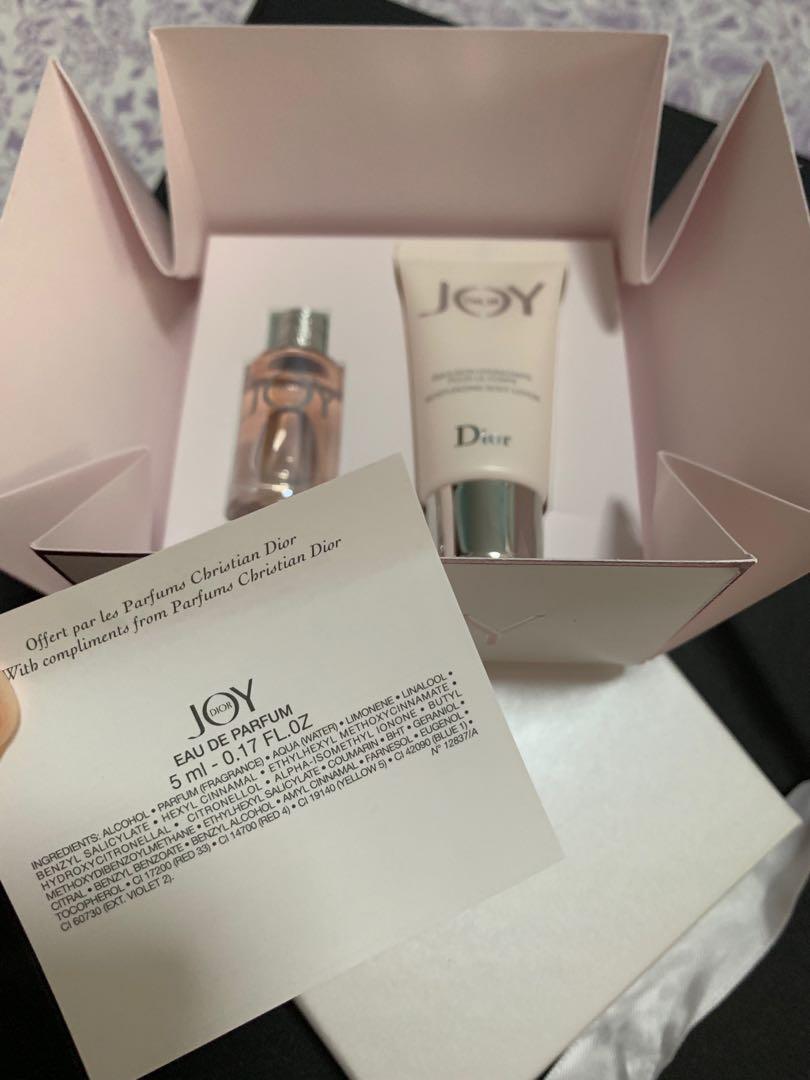 joy dior ingredients