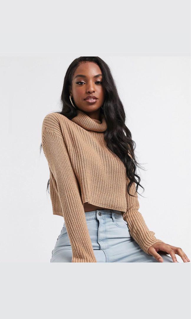 Missguided cropped jumper sales