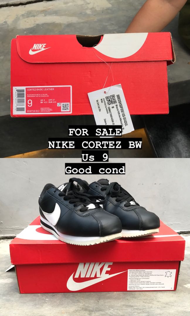 Nike Cortez BW size 9 Zalora Fesyen Pria Sepatu Sneakers di Carousell