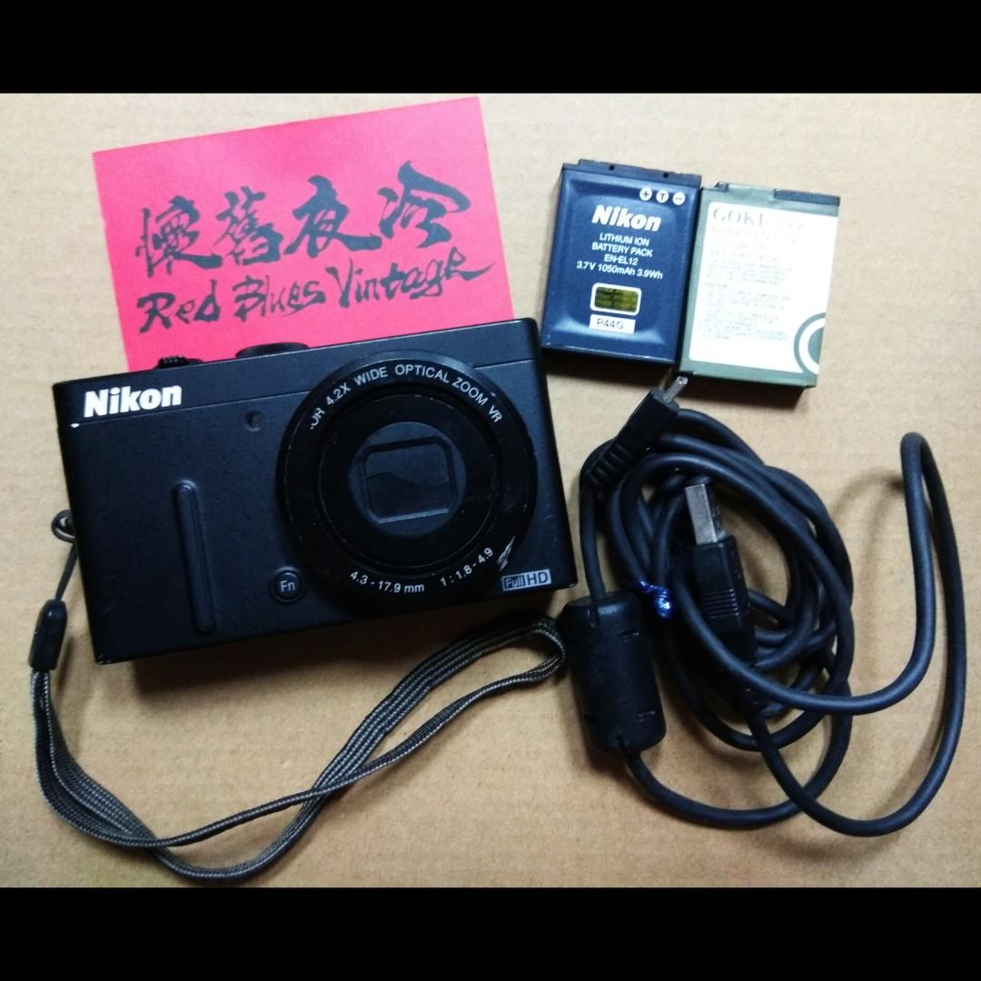 Nikon Coolpix P310 數碼相機連兩電池及USB線(操作正常日本製made in