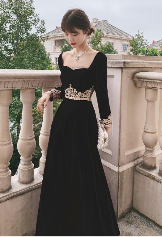 Elegant long sleeve evening dresses store