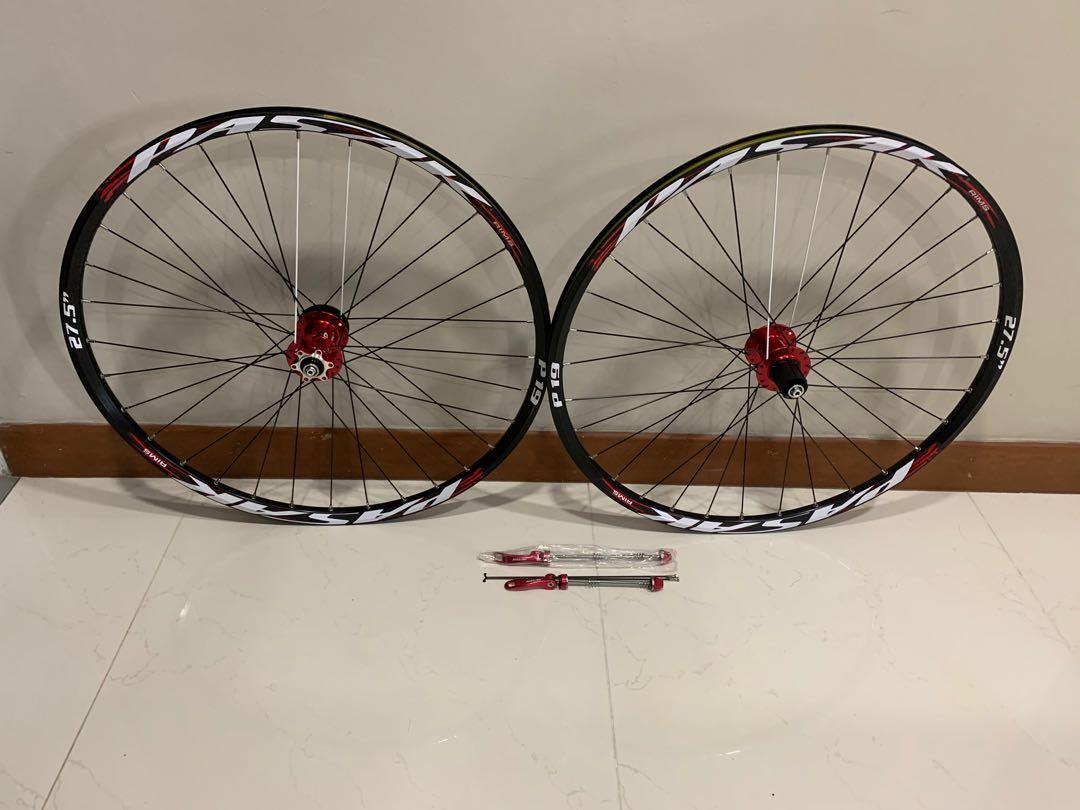 red spokes mtb