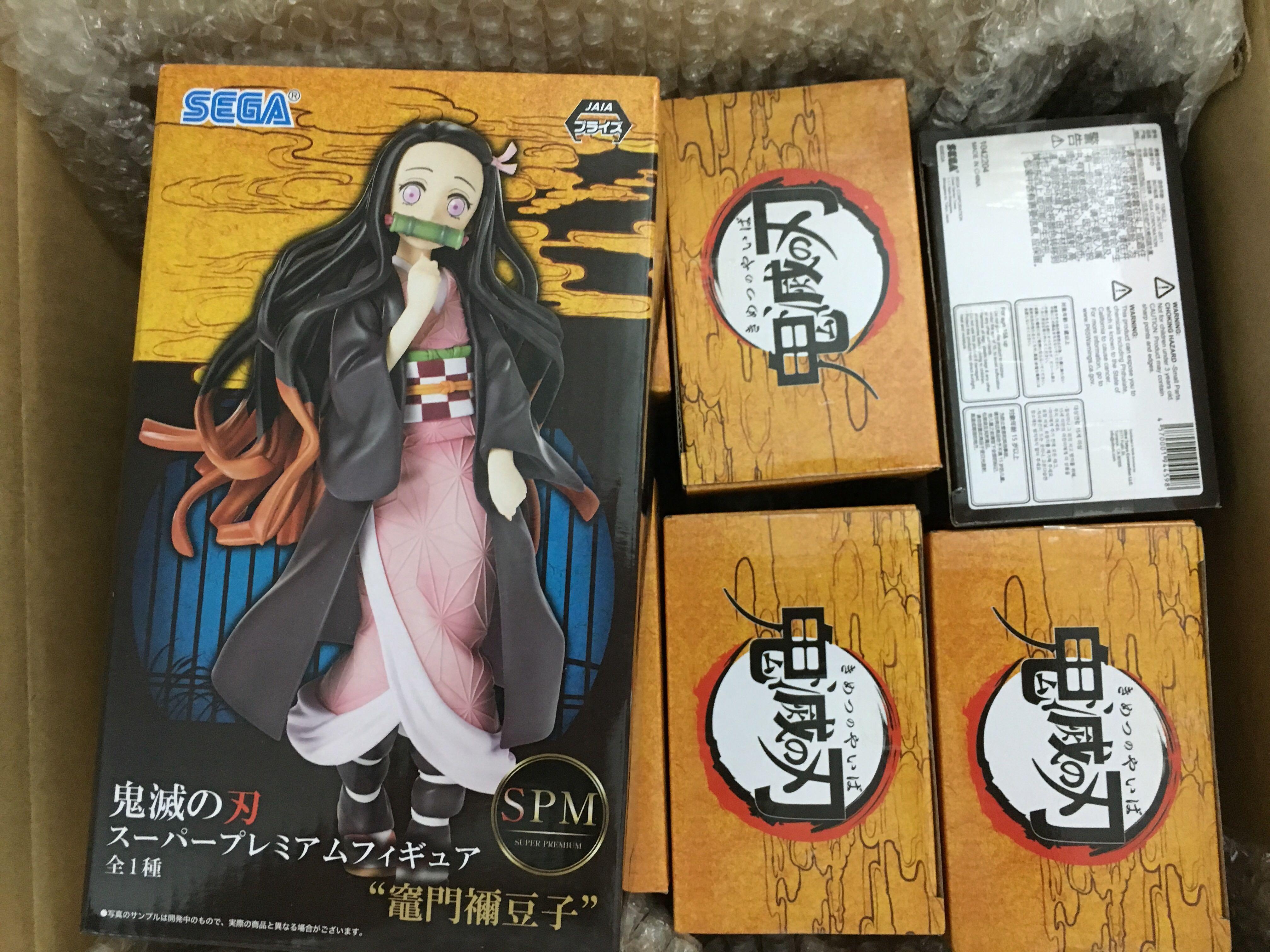 Sega Nezuko Kimetsu Demon Slayer Toys Games Bricks Figurines On Carousell