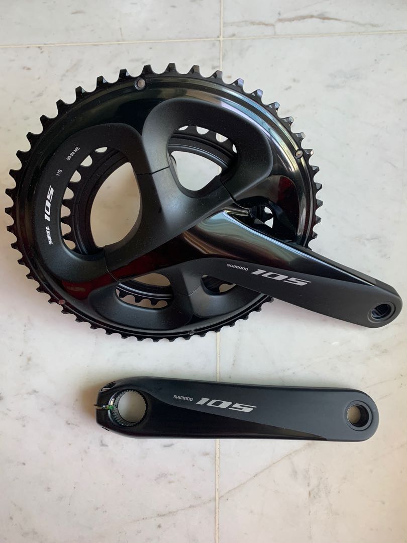 Shimano 105 R7000 Crankset 165mm 50 34 Sports Equipment Bicycles Parts Parts Accessories On Carousell