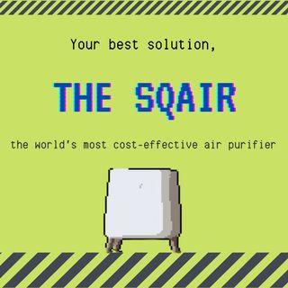 ✷✷Best Deal✷✷ Sqair Air Purifier - Remove dust for dust-free home HEPA, Anti-Virus, Anti-Bacteria, Anti - Odour, Quiet Filtering, Energy Efficient, Compact, Minimal Design