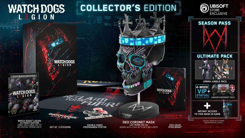 new watch dogs legion collector s edition pc box set