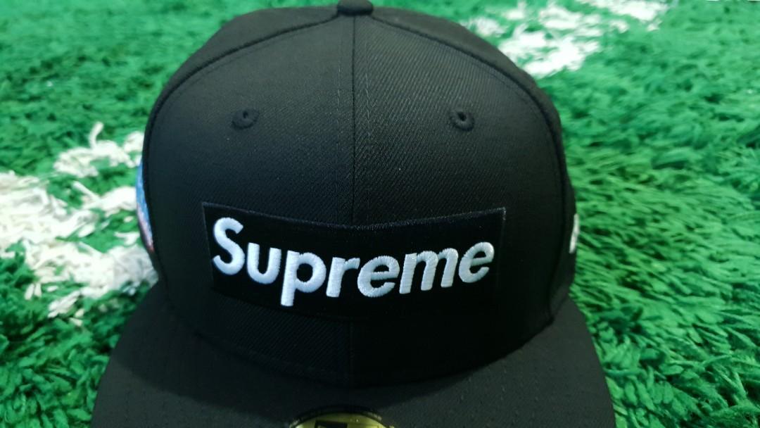 Supreme Playboy Box Logo New Era Cap Black