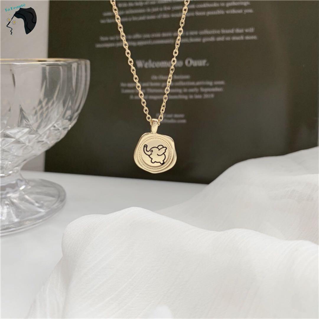 tiny elephant necklace