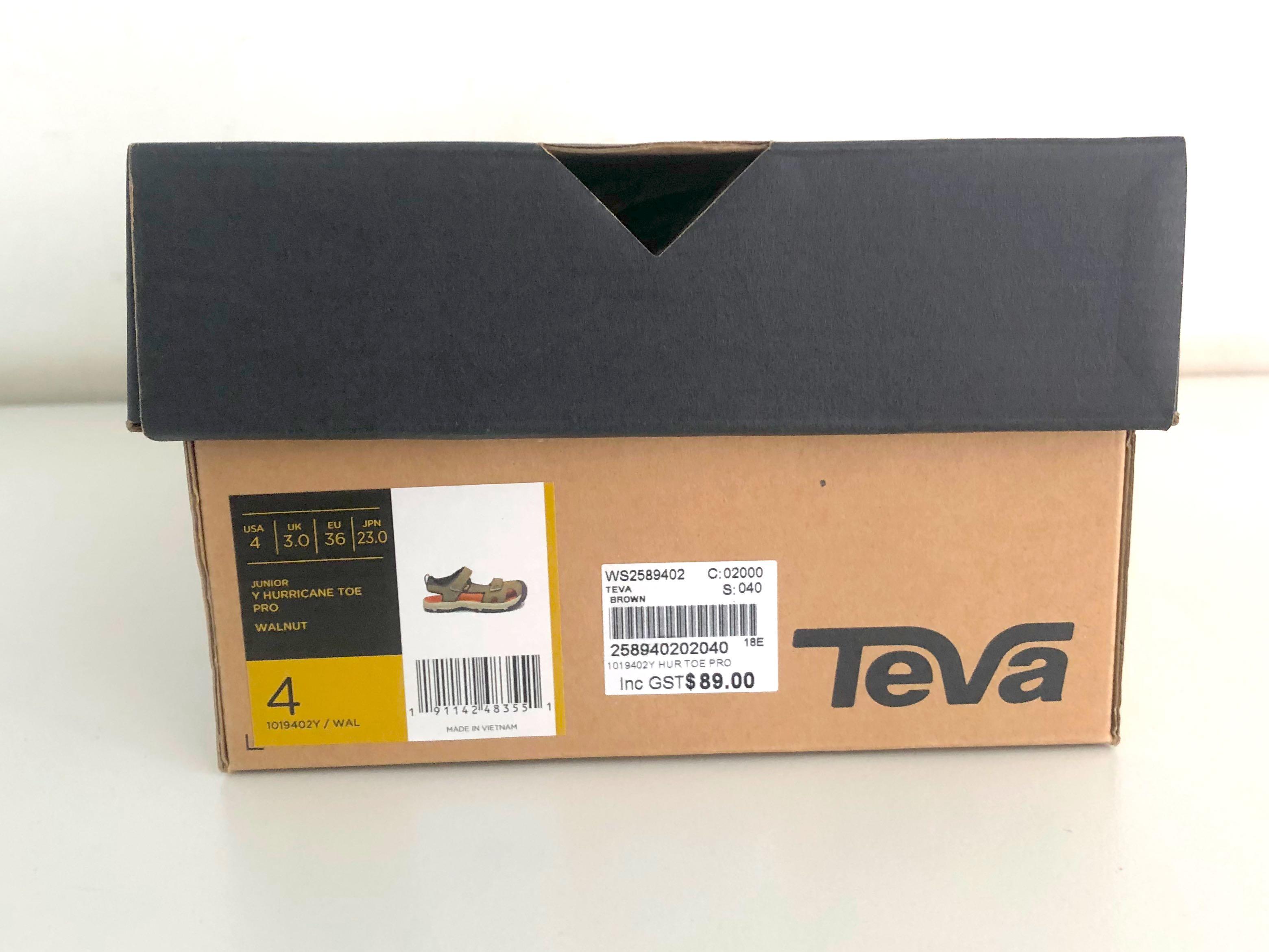 Teva Hurricane Toe Pro Walnut Youth Sandals Babies Kids Babies Kids Fashion on Carousell
