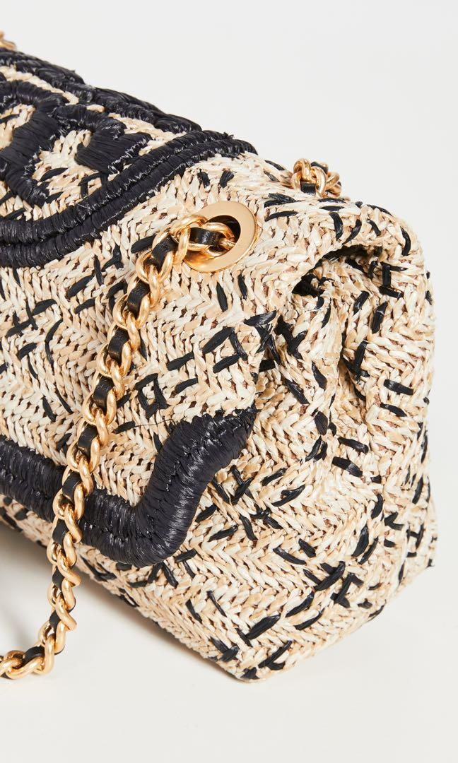 Tory Burch Fleming Soft Straw Convertible Shoulder Bag - ShopStyle