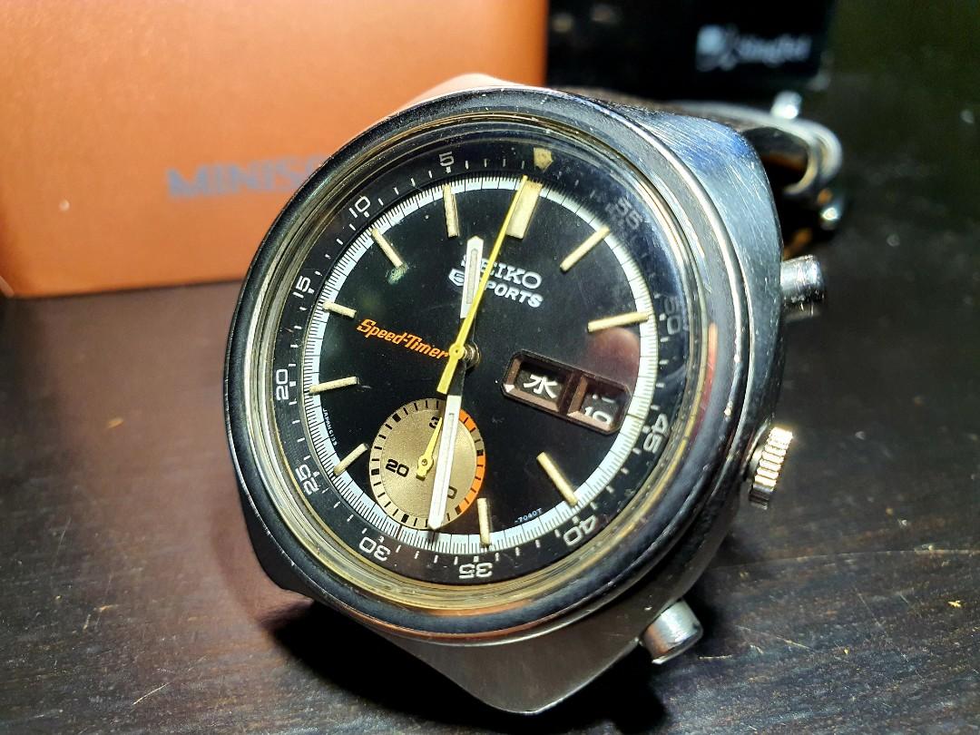 Vintage seiko Flying saucer: the Seiko 6139-7020 Speed-Timer, Mobile Phones  & Gadgets, Wearables & Smart Watches on Carousell