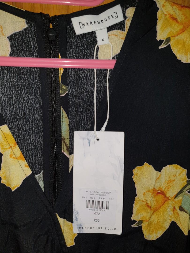 Warehouse katy floral jumpsuit discount