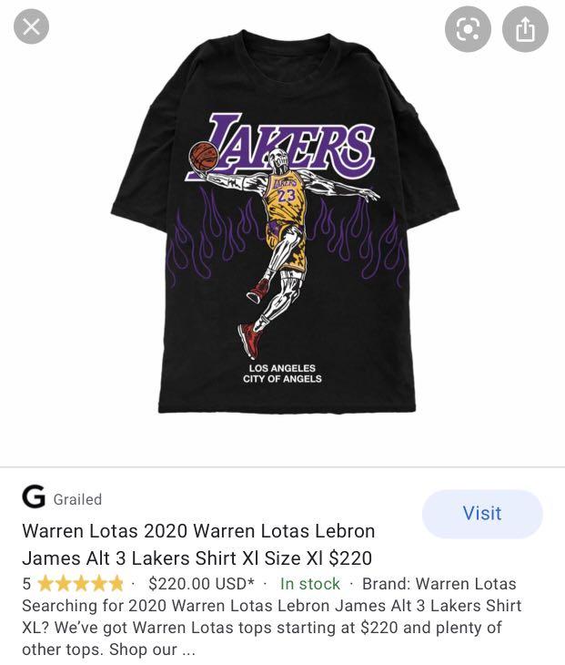 Warren Lotas LeBron James Alt Lakers Shirt