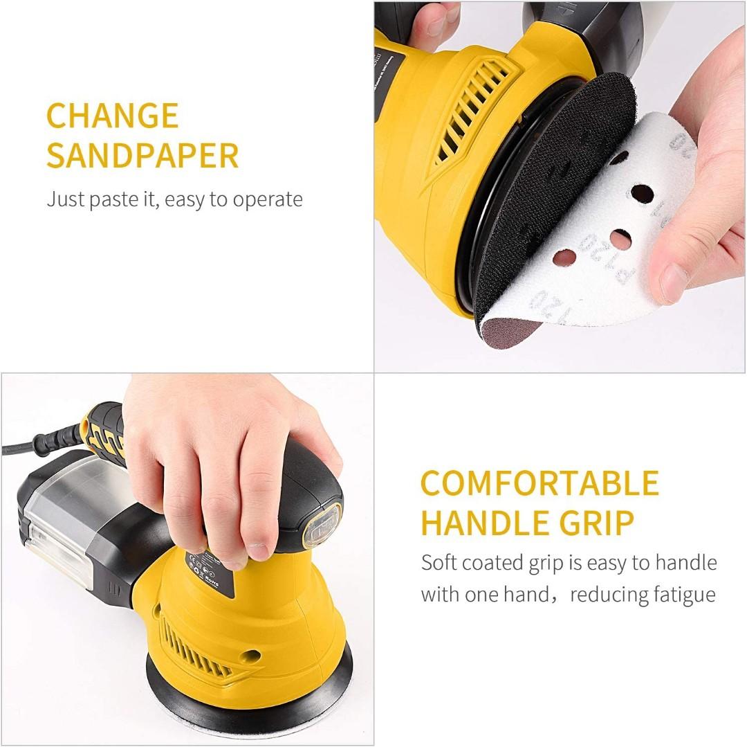 WTS Ginour Random Orbit Sander 13000RPM Hobbies Toys
