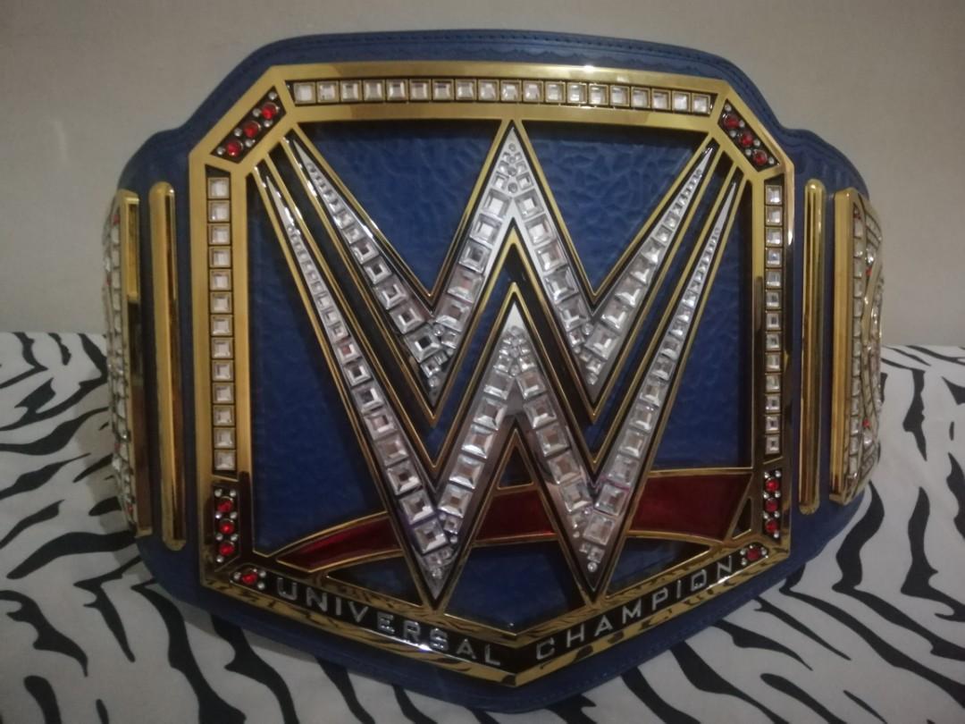Wwe Blue Universal Championship Commemorative Belt Everything Else Others On Carousell