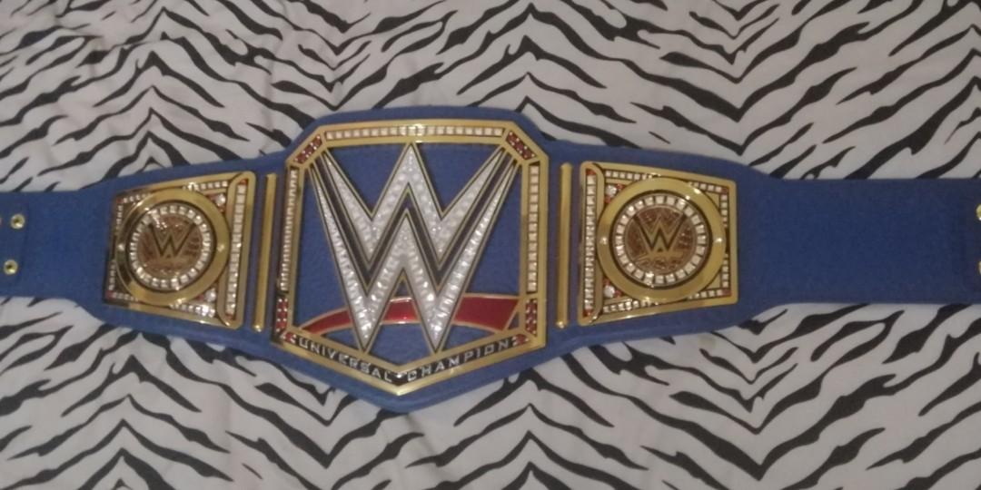 WWE Blue Universal Championship Commemorative Belt Everything Else Others On Carousell