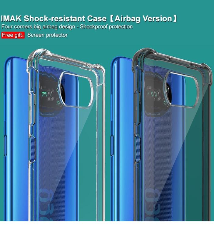 For Xiaomi Poco X3 NFC X3 Pro Case Shockproof Kickstand Cover + Screen  Protector