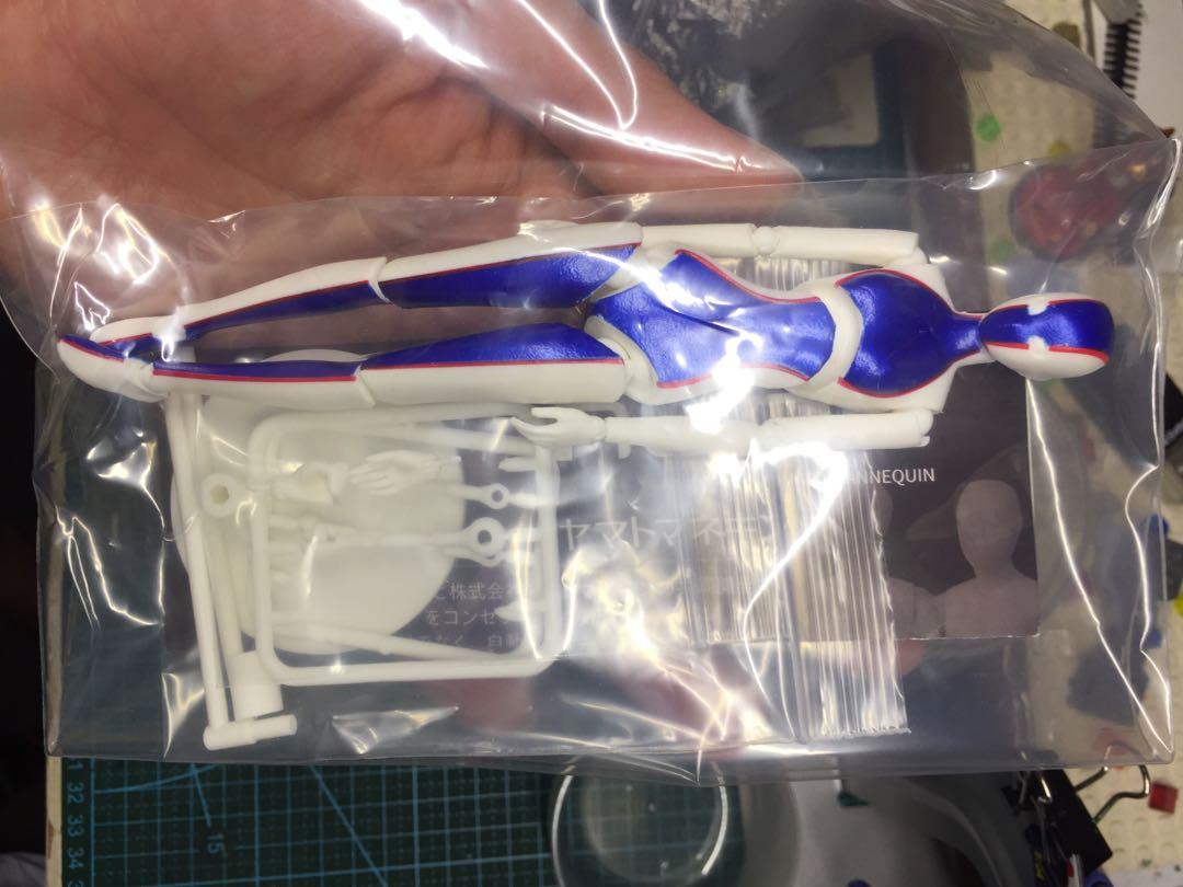 (藍白間）已砌 Yamato Nude 模特兒 扭蛋 not figma shf, 興趣及遊戲, 玩具 & 遊戲類 - Carousell