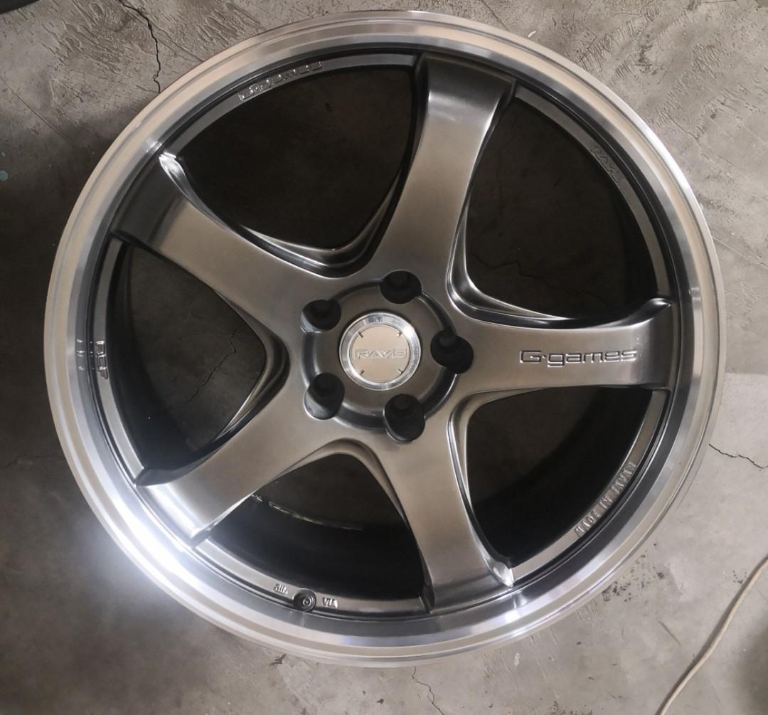 19 S Rays G Games 99b Rims Car Parts Accessories Mags And Tires On Carousell