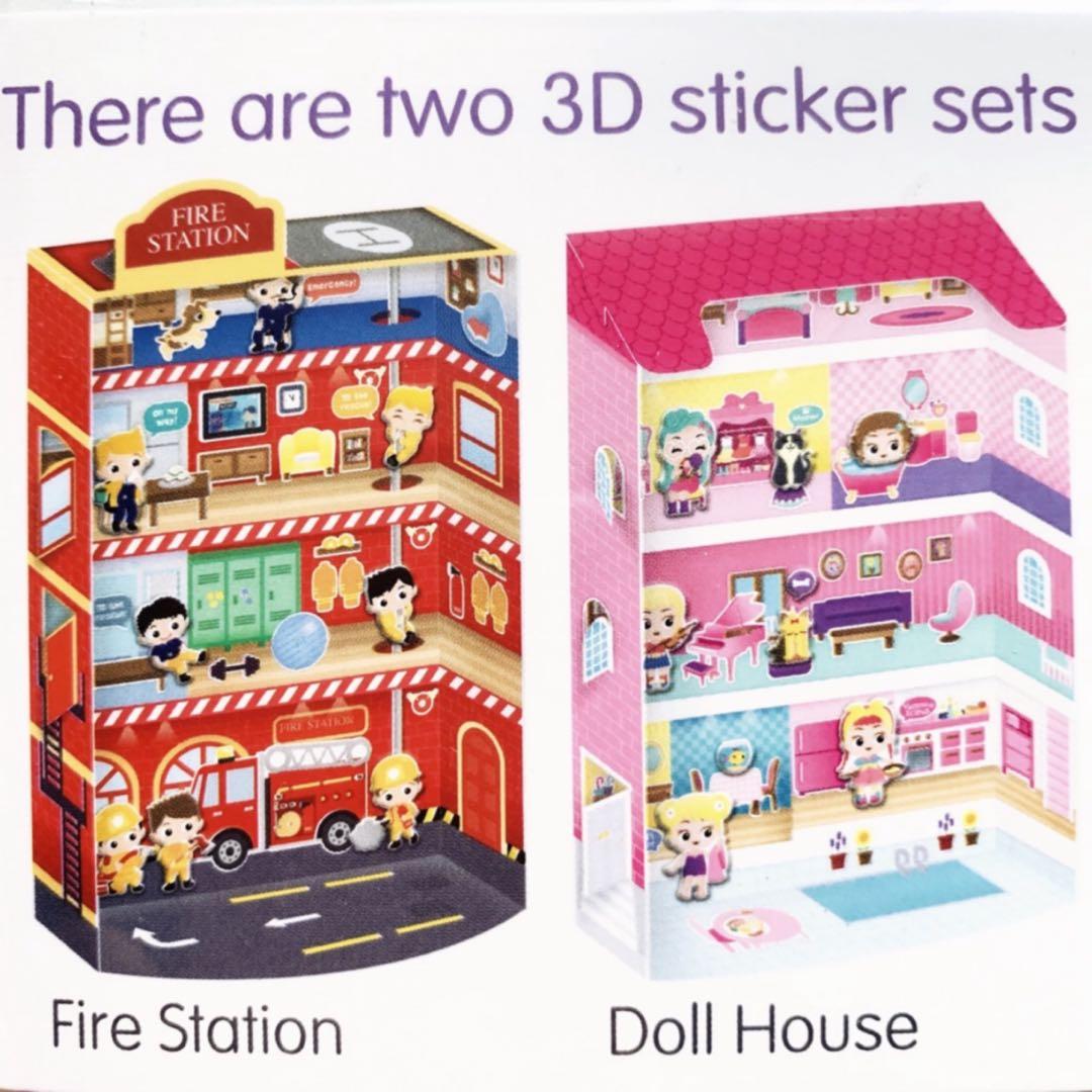 3D Building Sticker Set, Hobbies & Toys, Stationery & Craft, Craft ...