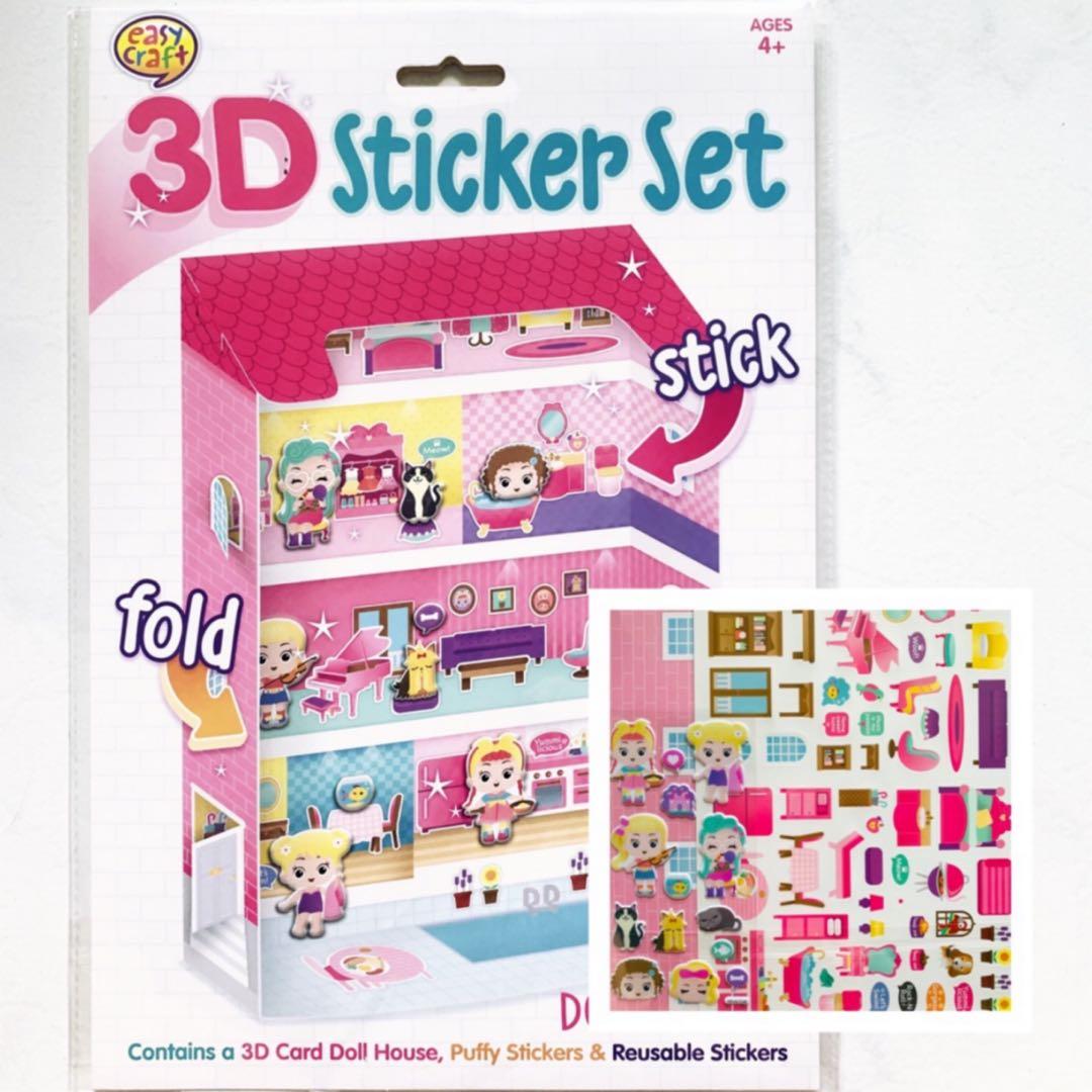 3D Building Sticker Set, Hobbies & Toys, Stationery & Craft, Craft ...