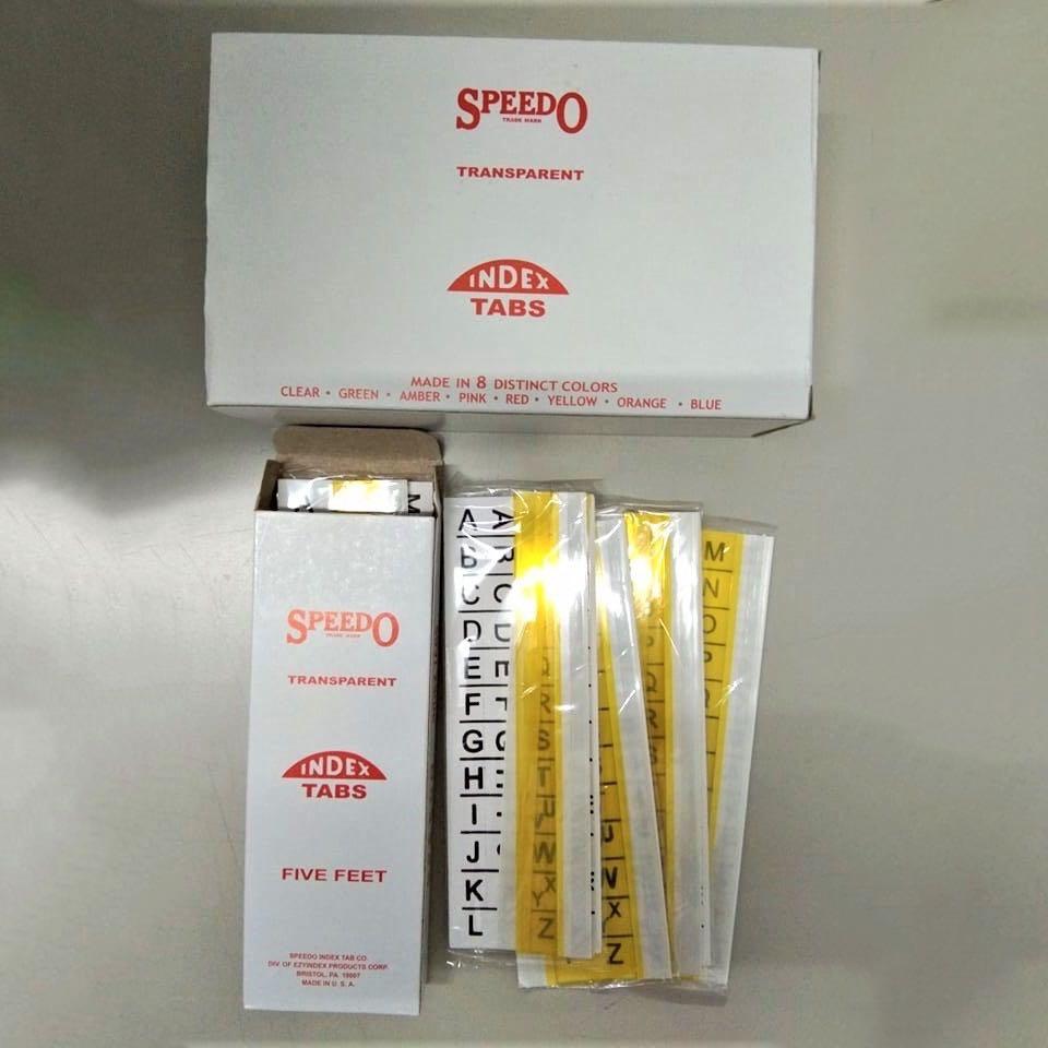 5pcs Speedo Index Tabs School Office Supplies, Hobbies & Toys