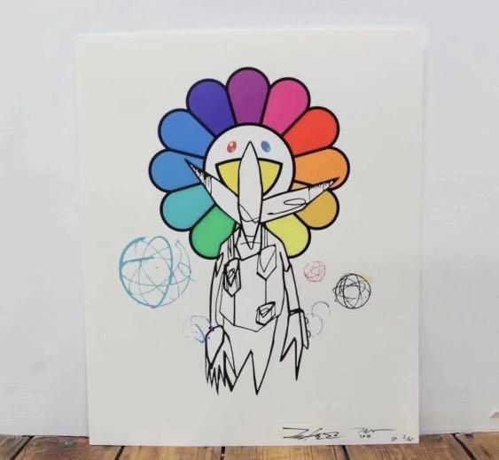 村上隆 x FUTURA 2000 / 限量100 “ intermezzo “ Takashi Murakami 親筆簽名 版畫 art print
