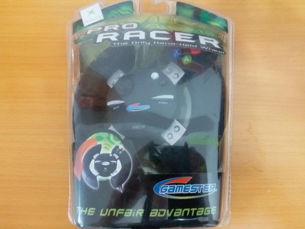 放售 X Box GameSter Pro Racer Hand Held Wheel, 電子遊戲, 遊戲機配件, 手掣 - Carousell