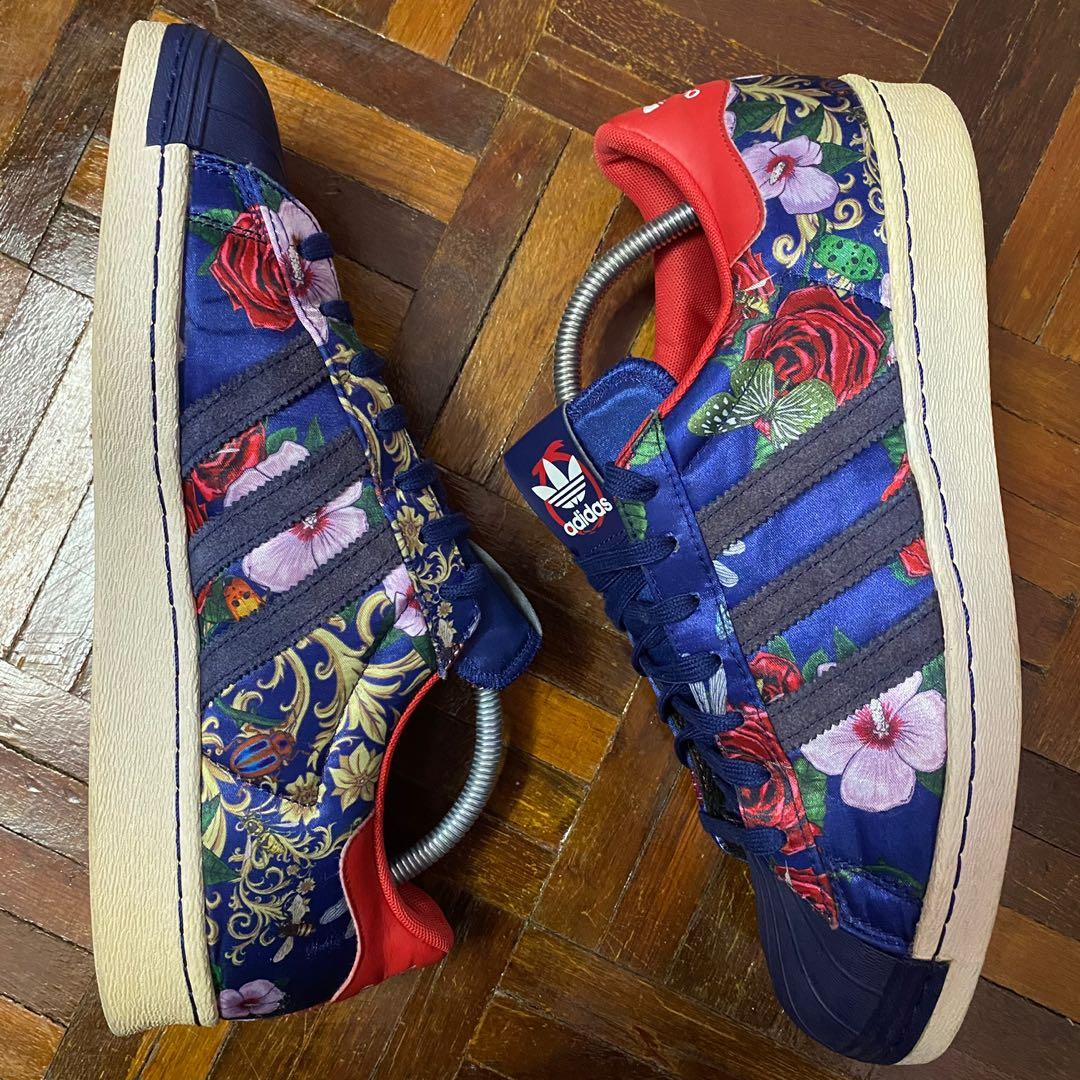 Adidas superstar 80's top floral x rita ora