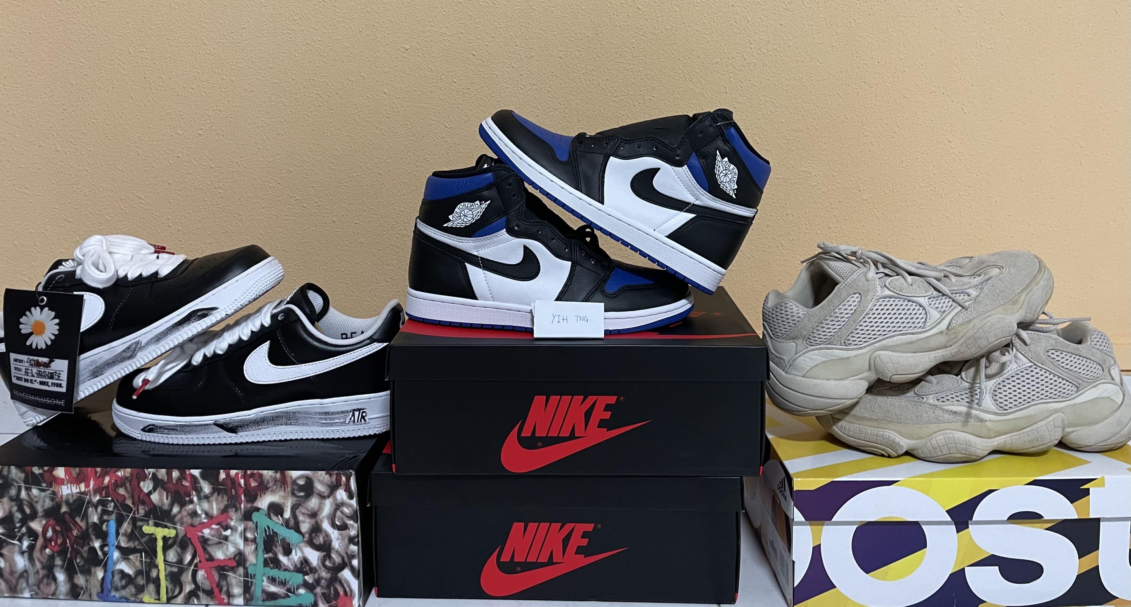 AJ1 Royal Toe PMO Yeezy 500 Blush Men s Fashion Footwear Sneakers on Carousell