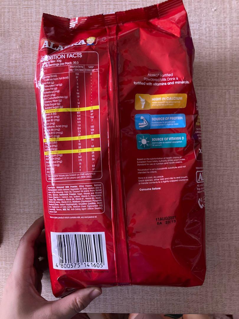 Alaska Powdered Milk Nutrition Facts