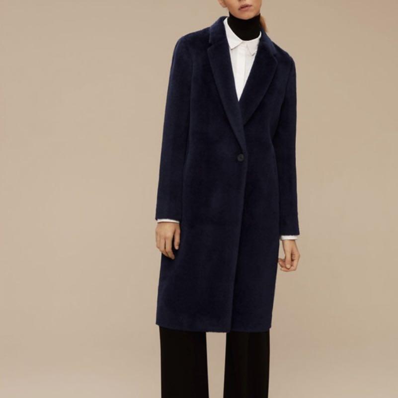 Aritzia alpaca coat store