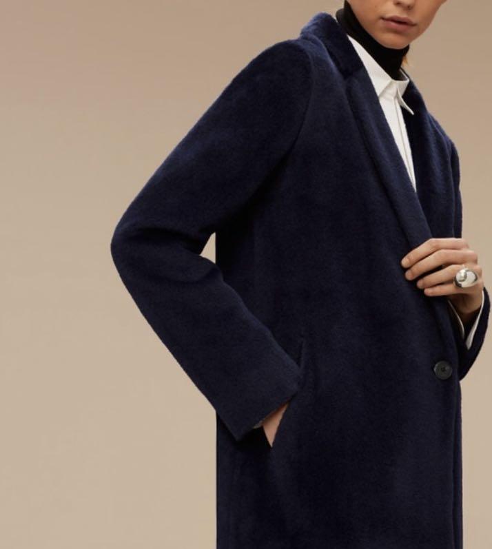 Babaton stedman top wool coat