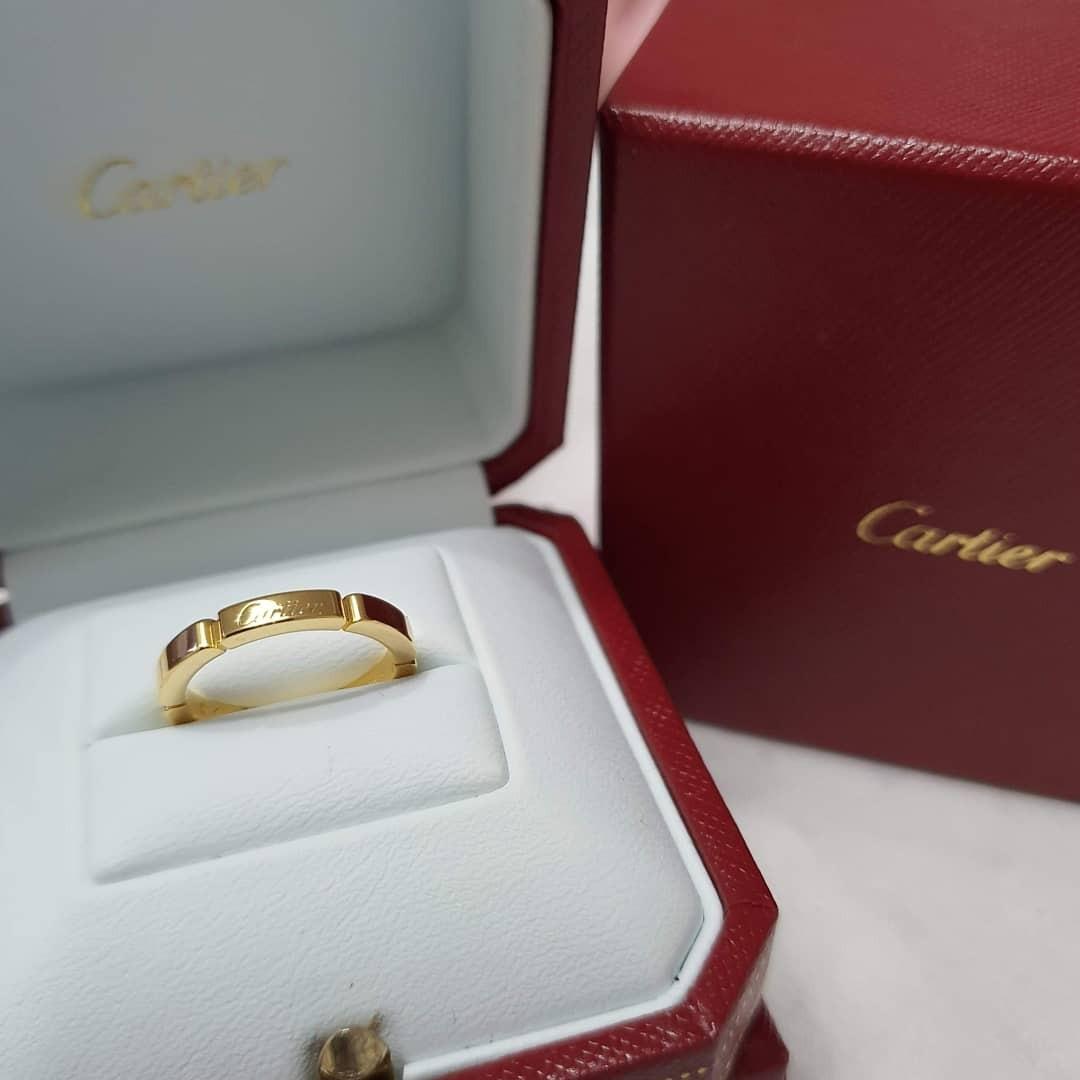 Authentic Cartier Ring (Category: Luxury Accessories) located in Pasig City. Submitted by castlescollections (Listing ID 1050137743, Image 2). Description: authentic cartier ring 18k gold size 49 with box pls dm me if interested ready for delivery/shipping.
