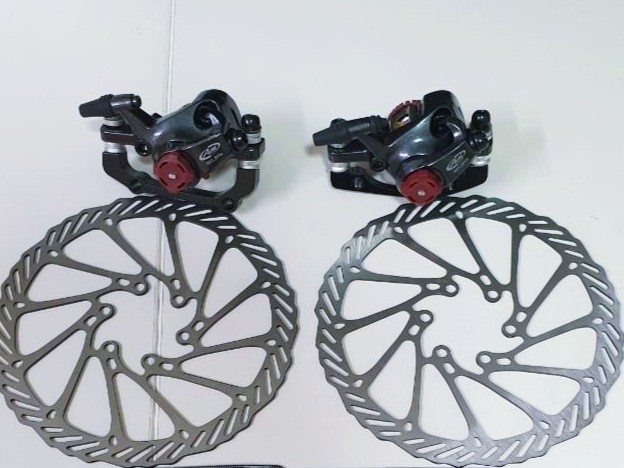 Avid BB7 Mechanical Disc Brake Set Pairs Rear Front with Disc Rotor G3 160mm Mtb
