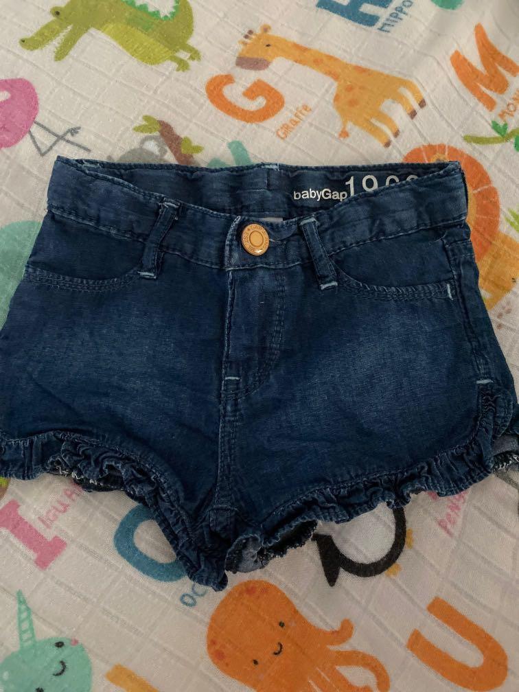 Denim shorts 12-18 months