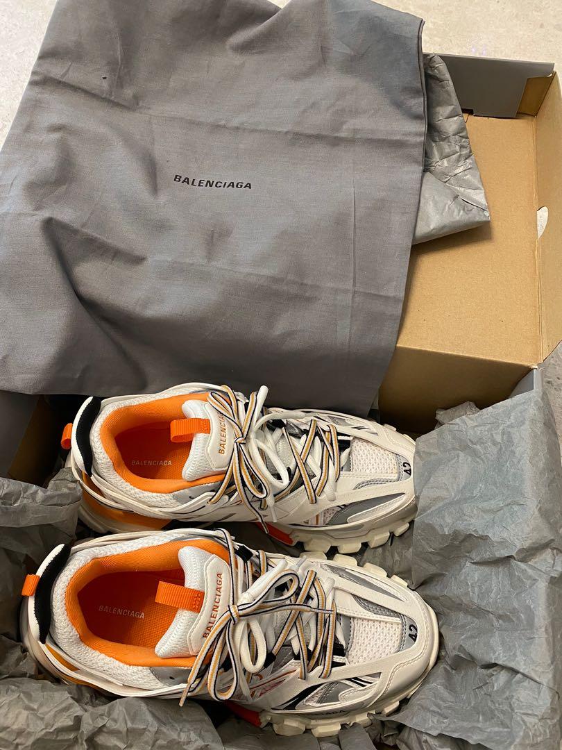Balenciaga Track White and Orange