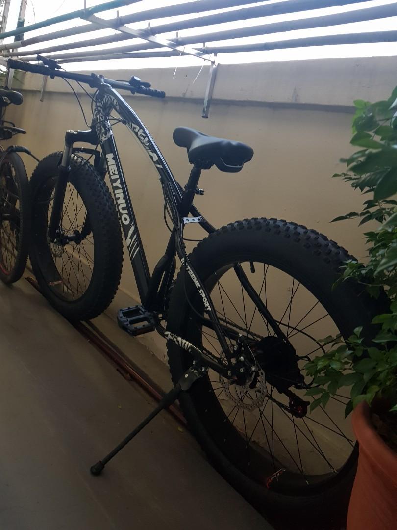 chunky tyre mountain bike
