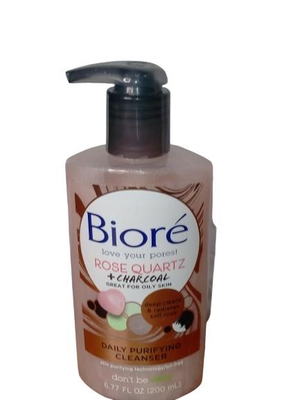 bioré rose daily purifying cleanser