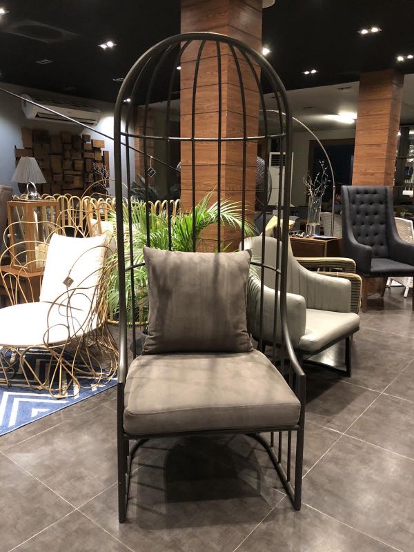 Birdcage best sale accent chair