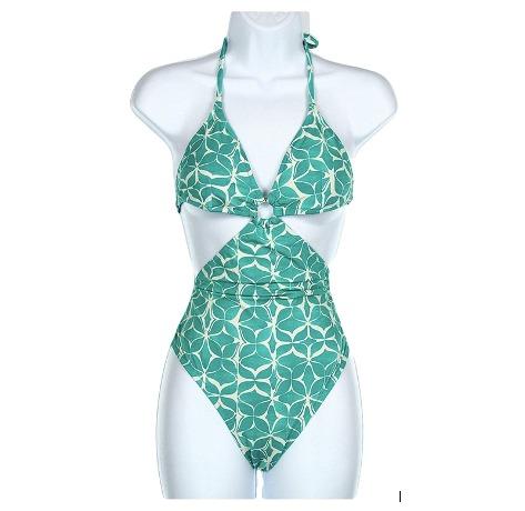 Bnwot 180 J Crew Halter Cutout One Piece Swimsuit In Mosaic Floral Us4 Uk8 Women S Fashion Swimwear Bikinis Swimsuits On Carousell