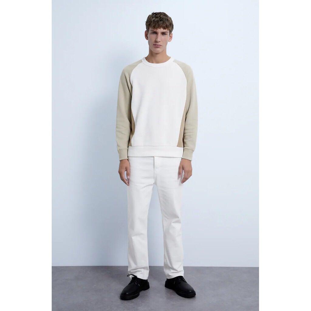 Zara color hot sale block sweatshirt