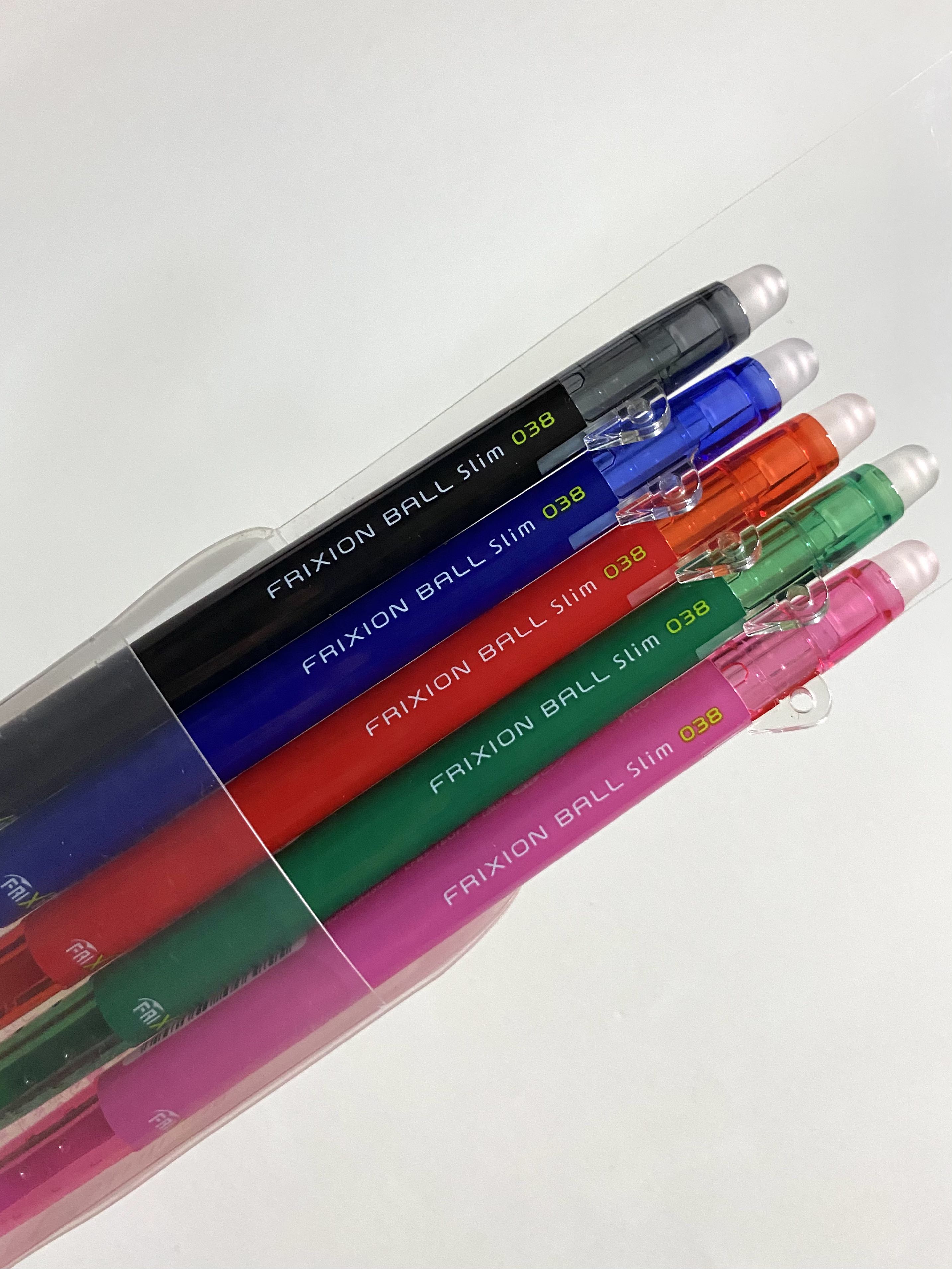 Brand New Pilot Frixion Ball Slim 0 38 Set Hobbies Toys Stationary Craft Craft Supplies Tools On Carousell