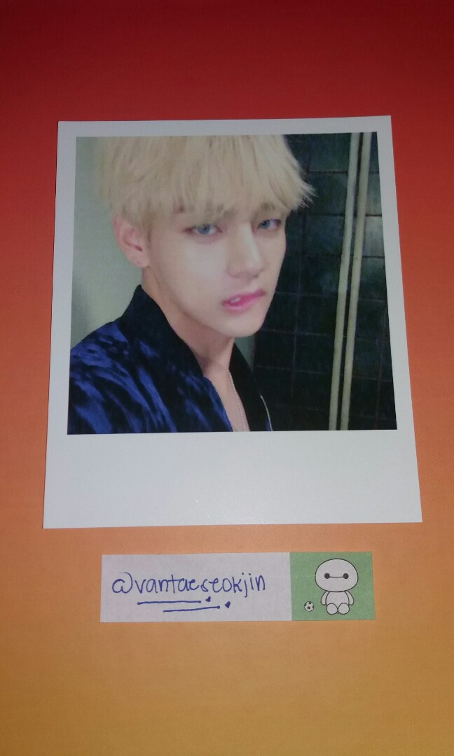 BTS Wings Taehyung polaroid / V pola, Hobbies Toys, Collectibles, K-Wave on Carousell