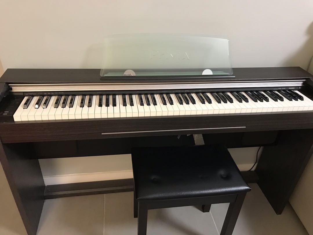 Casio PX-720 數碼鋼琴, 興趣及遊戲, 音樂、樂器& 配件, 樂器- Carousell