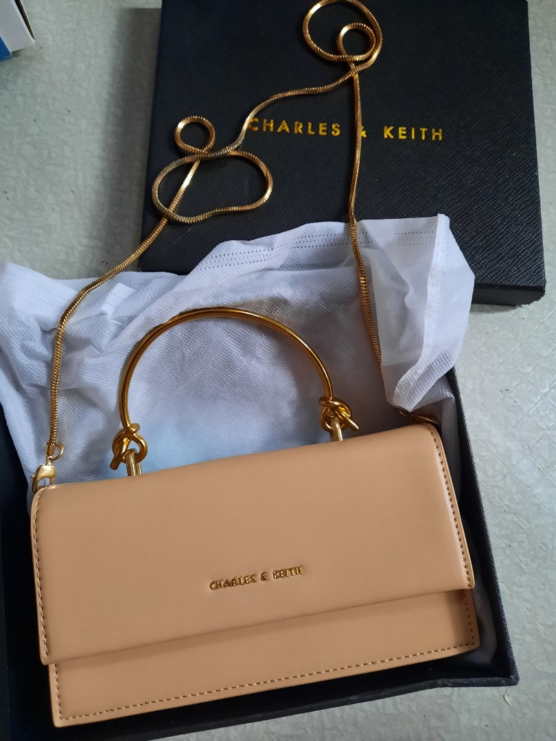 Charles and keith nude bag deals