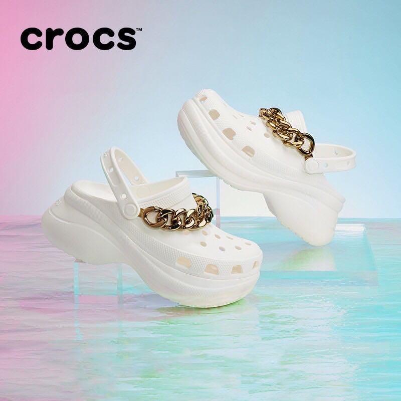 crocs embellished clog