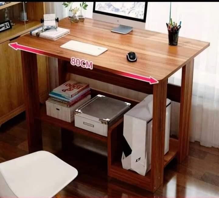 Office Computer Desktop Study Table (Category: Tables & Sets) located in Manila. Submitted by acinad_ (Listing ID 1050091515, Image 2). Description: Computer /Desktop Study Table Available colors: - White - Brown - Light Brown For shipping: - Toktok - Grab Delivery - LalaMove - Angkas Message for inquiries!.