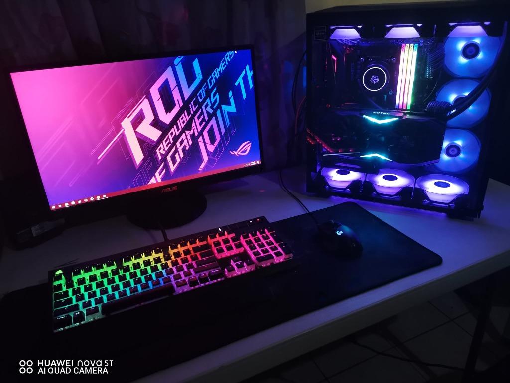 Corsair Strafe RGB Mechanical keyboard with pudding keycaps (Category: Desktops) located in Quezon City. Submitted by rolls1522 (Listing ID 1050124139, Image 3). Description: For Sale Only Corsair Strafe RGB Mechanical Keyboard (cherry mx red switches) with pudding keycaps Unit only with pudding keycaps worth 900 pesos (no fades keys ksi nka pudding keycaps na) my sign of usage 2yrs nrn ksi skn but still presentable prn NOTE: ung wristrest wala n